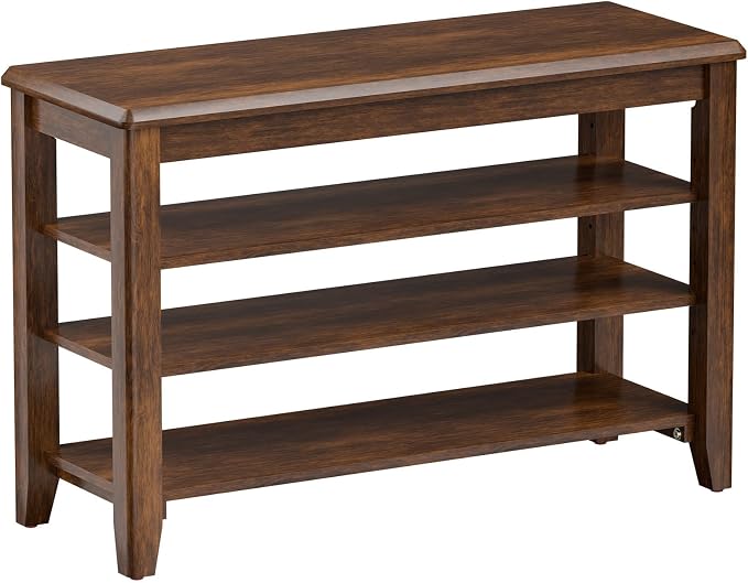Taitiy Shoe Bench Storage Rubberwood, Entryway Bench by Taitiy