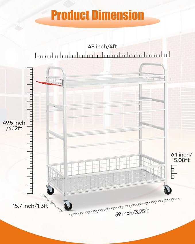 Garage Sports Equipment Organizer - Image 2