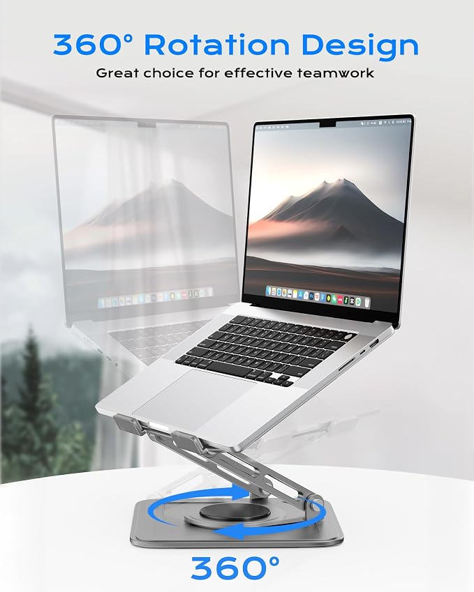 Adjustable Laptop Stand for Desk - Image 2