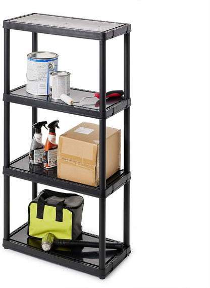 Gracious Living 4 Shelf Fixed Height Solid Light Duty Storage Unit 12 x 24 x 48 - Image 7
