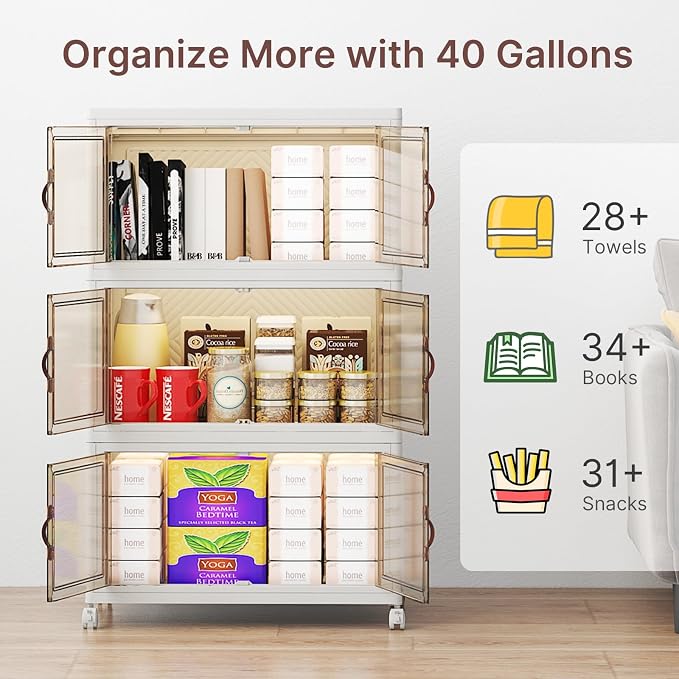 UAMFURI Stackable Storage Bins - Image 2
