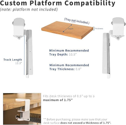 VIVO Clamp and 12 inch Rail Set - Image 3