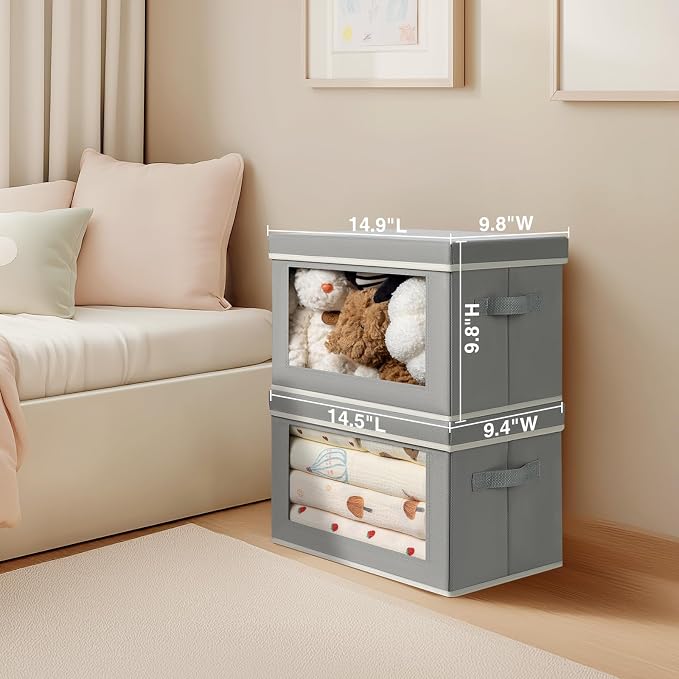 Homsorout Decorative Bins with Lids - Image 5