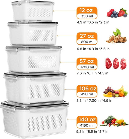 5-Pack Fruit Storage Containers - Image 5