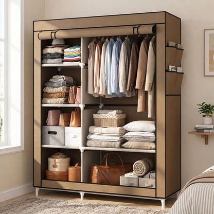 Calmootey Portable Closet Organizer, Space-Saving Storage System - Image 5