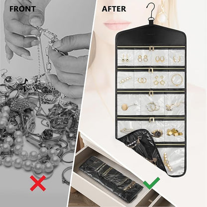 CHICECO Travel Jewelry Holder Organizer, Hanging Jewelry Organizer Storage - Image 4
