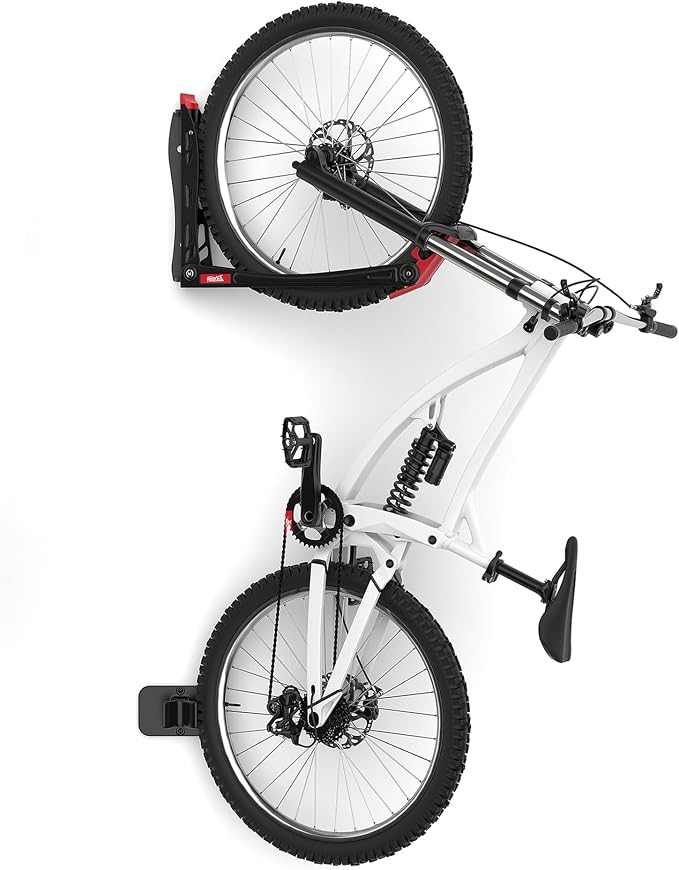 TORACK BIKEPAL No Lift Swivel Bike Rack, Space Saving Vertical Wall Mount Bike by TORACK