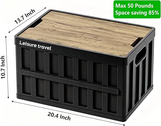 VIMI 50L Collapsible Storage Bins - Image 4