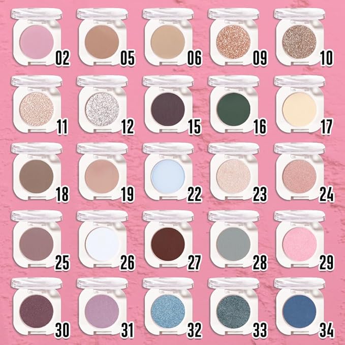 Light Pink Peach Single Matte Eyeshadow Makeup, Neutral Powde Eye Shadow - Image 3