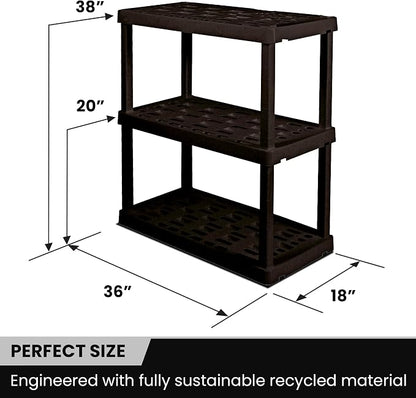 Oskar Heavy Duty Plastic Storage Shelves- - Image 3