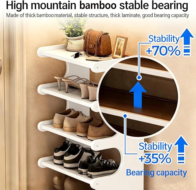 39" Bamboo Shoe Rack - Image 6