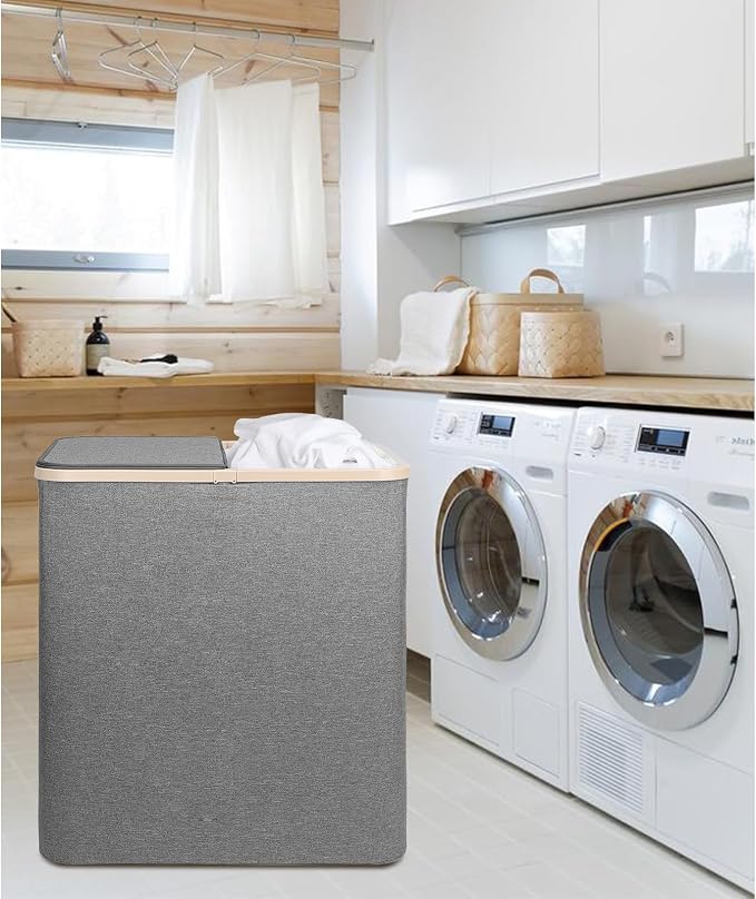 DOKEHOM 160L Double Laundry Basket - Image 7