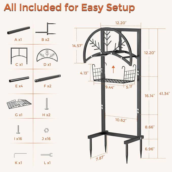 Heavy Duty Garden Hose Holder - Image 7