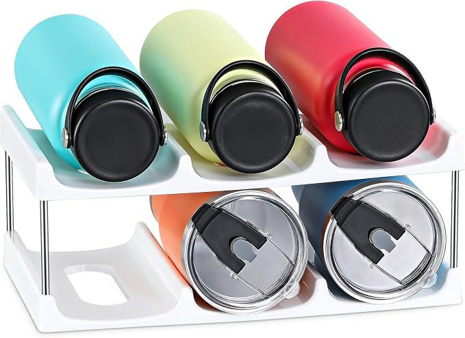 LANDNEOO Stackable Water Bottle Organizer Holder by MakeLifeBetterEasier