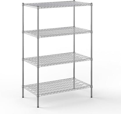 24" Deep x 42" Wide x 64" Height Wire Shelving Kit | 4-Tier | NSF Commercial by Regal+Altair