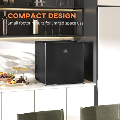 HOMCOM Mini Freezer Countertop, 1.1 Cu.Ft Compact Upright Freezer - Image 4