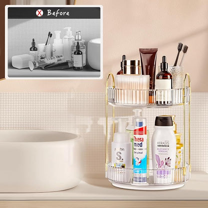 360 Rotating Makeup Organizer - Image 2