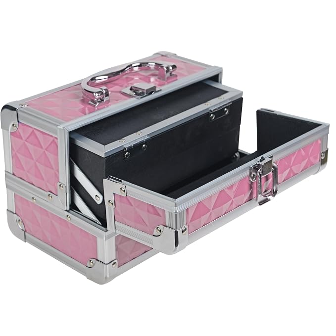 SHANY Chic Makeup Train Case Cosmetic Box Portable Makeup Case Cosmetics Beauty - Image 5