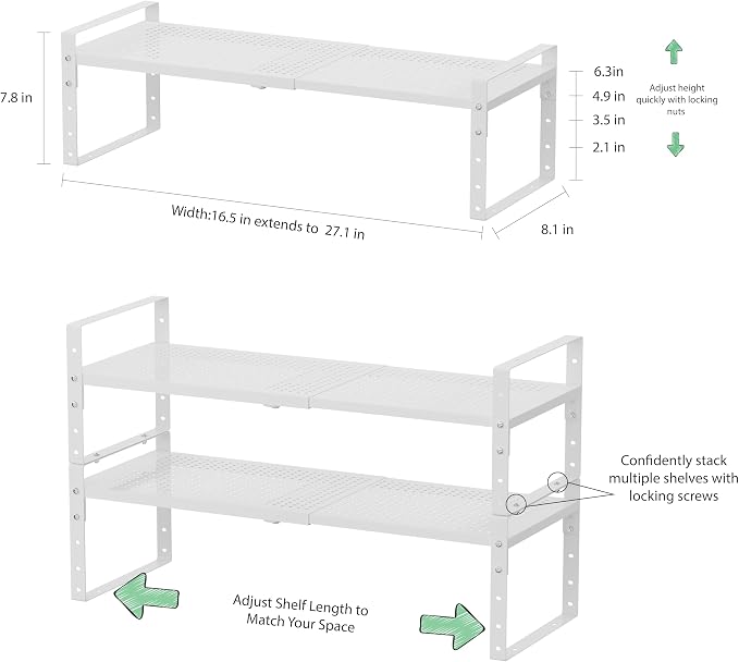 Expandable Countertop Organizer Rack/Shelf - Image 3