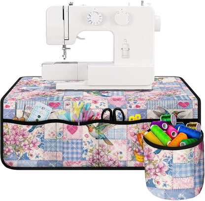 Hummingbird Patchwork Sewing Machine Mat Sewing Machine Carrying Pad Non Slip by Unknown