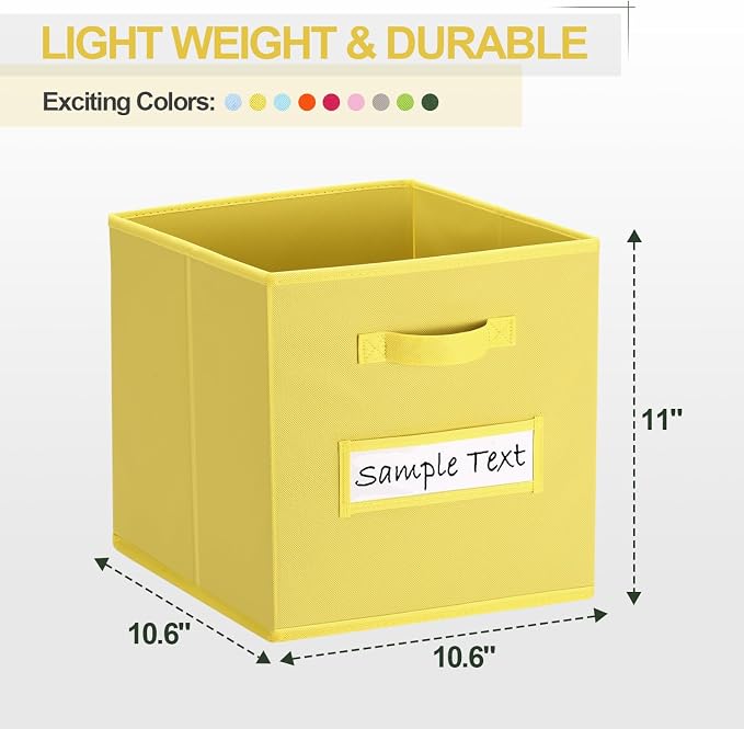 11x11 storage cube bins Foldable Fabric storage cubes - Image 2