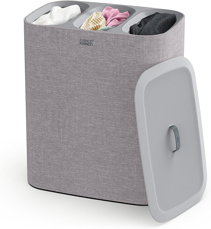 Joseph Joseph Tota Trio 90 liter/23.8 gallon Laundry Hamper Separation Basket by JosephJoseph