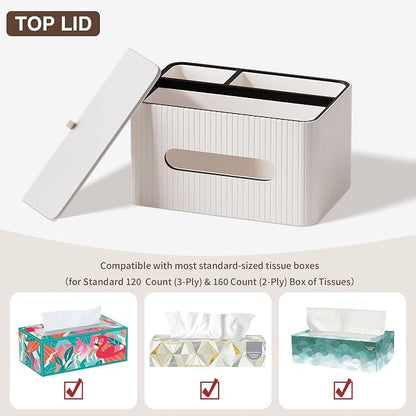 KINGFOM Leather Tissue Box Cover - Image 5