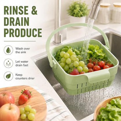 2Pack Multifunctional Hanging Sink Drain Basket - Image 6