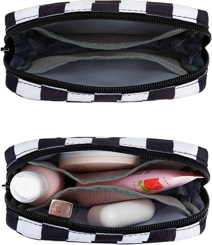 E-Tree Cute Small Makeup Bag, Cosmetic Toiletry Skin Care Make up Little Items - Image 5
