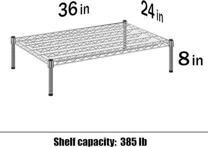 24" Deep x 36" Wide x 8" Height Wire Shelving Kit | 1-Tier | NSF Commercial - Image 3