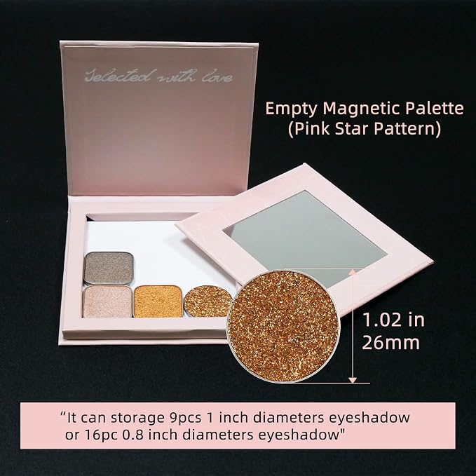 Pink Empty Magnetic Makeup Palette - Image 3