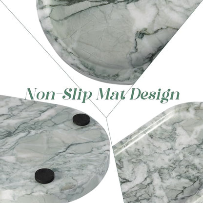 Koville Marble Bathroom Tray for Countertop, Vanity Tray Stone Trays for Decor - Image 4
