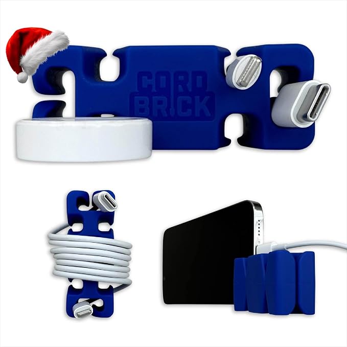 CordBrick Stocking Stuffers for Adults Cord Management Weighted Cord Holder by CordBrick