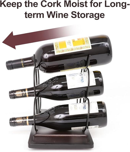 Countertop Wine Rack, Small Wine Rack and Wine Bottle Holder - Image 6