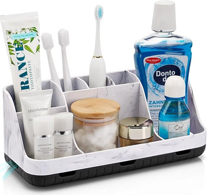 Marble Bathroom Countertop Organizer by GFWARE