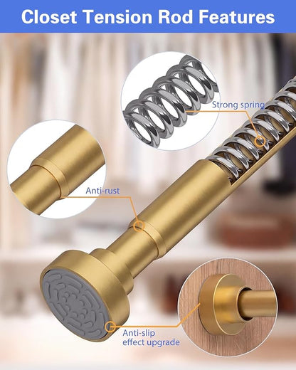 Closet Rod, No Drill Tension Closet Rod - Image 5