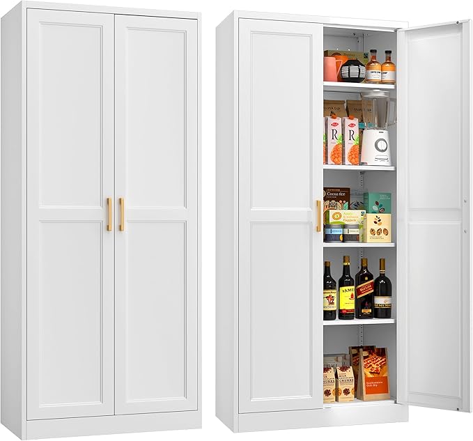 71"Tall Metal Kitchen Pantry Storage Cabinet by MetalMax