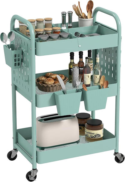danpinera Rolling Cart, Movable Utility Organizer by danpinera