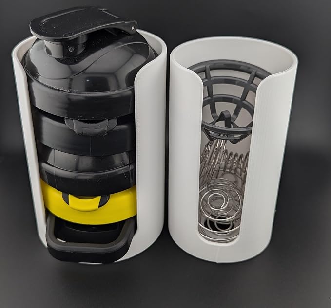 Shaker Bottle Lid Organizer – Fits BlenderBottle® and Similar Shaker Lids – by Unknown