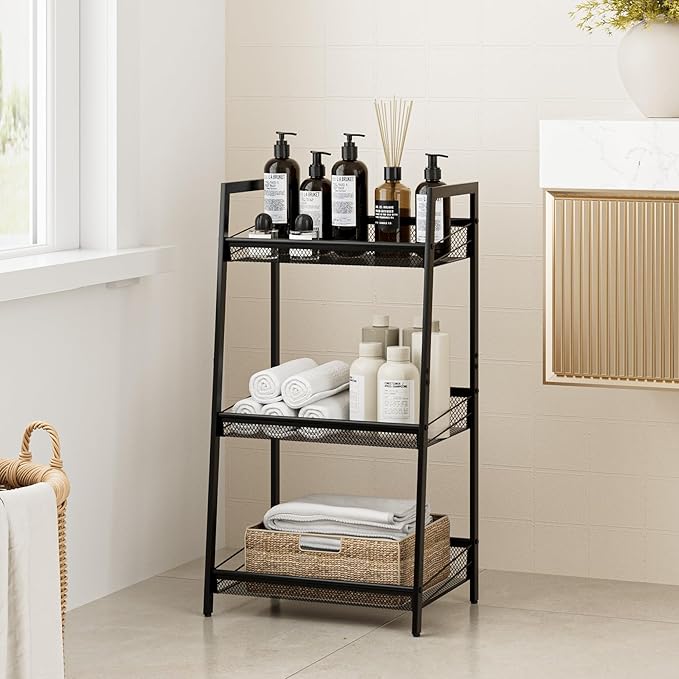 Masupu 3 Tier Bathroom Shelf, Bathroom Organizer and Storage by Masupu