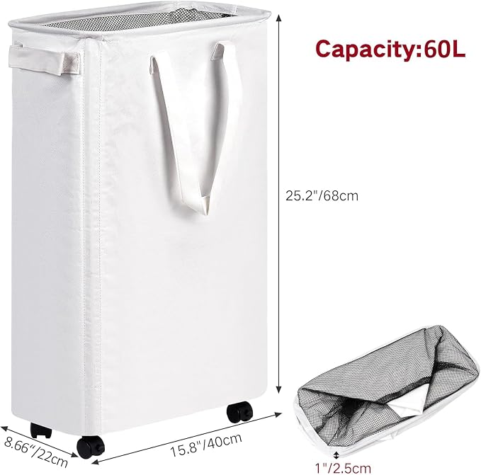efluky Slim Laundry Hamper - Image 4