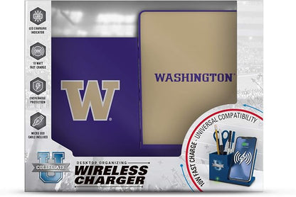 SOAR NCAA Unisex Cell Phone Wireless Charging Stand and Desktop Organizer - Image 3
