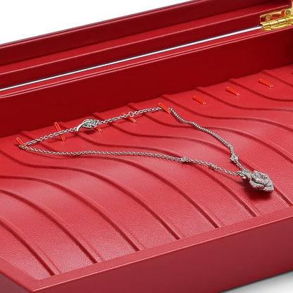 Oirlv Luxury Leather Necklace Bracelet Organizer Tray - Image 5