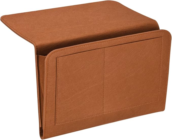 PATIKIL 13in Bedside Caddy, Bed Caddy Bedside Organizer Hanging Soft Felt 5 by PATIKIL