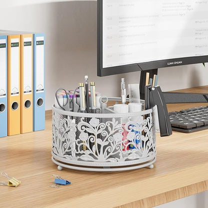EKNITEY Rotating Mesh Desk Organizer - Image 2