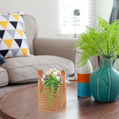 DOITOOL Cotton Rope Woven Basket Sundry Storage Bin - Image 3