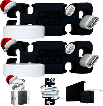 CordBrick Stocking Stuffers for Adults Cord Management Weighted Cord Holder by CordBrick