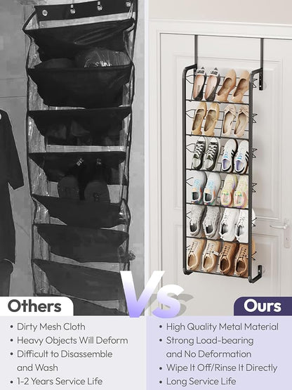 SWTYMIKI Over the Door Shoe Organizer - Image 5