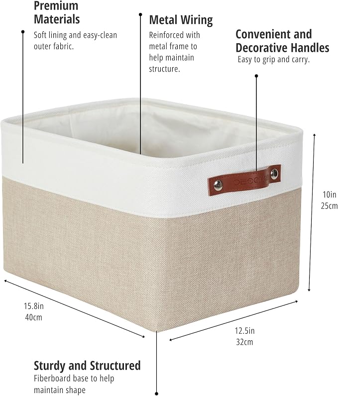 DECOMOMO Storage Baskets for Shelves - Image 5