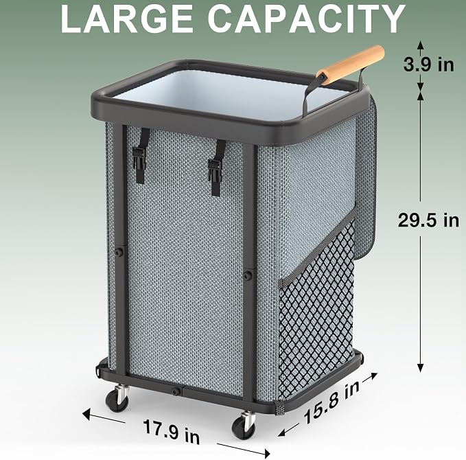 150L Extra Large Fashion Laundry Basket - Image 6